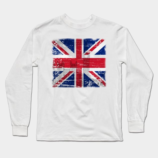 Great Britain Long Sleeve T-Shirt by BoxcutDC